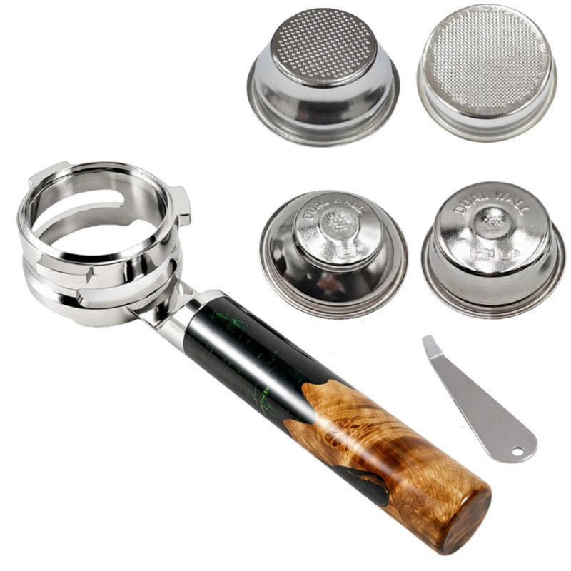Naked Portafilter Bottomless - Portafilter bez dna ze stali nierdzewnej,