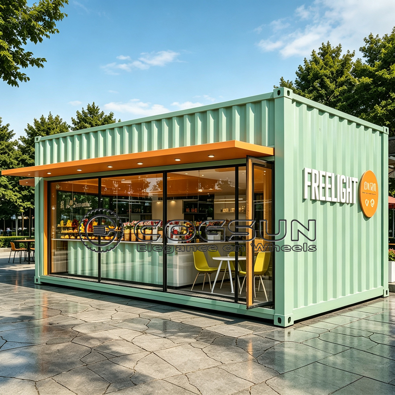 Coffee Equipment Store - COGSUN Nowoczesny Kontenerowy Sklep Komercyjny Zewnętrzna