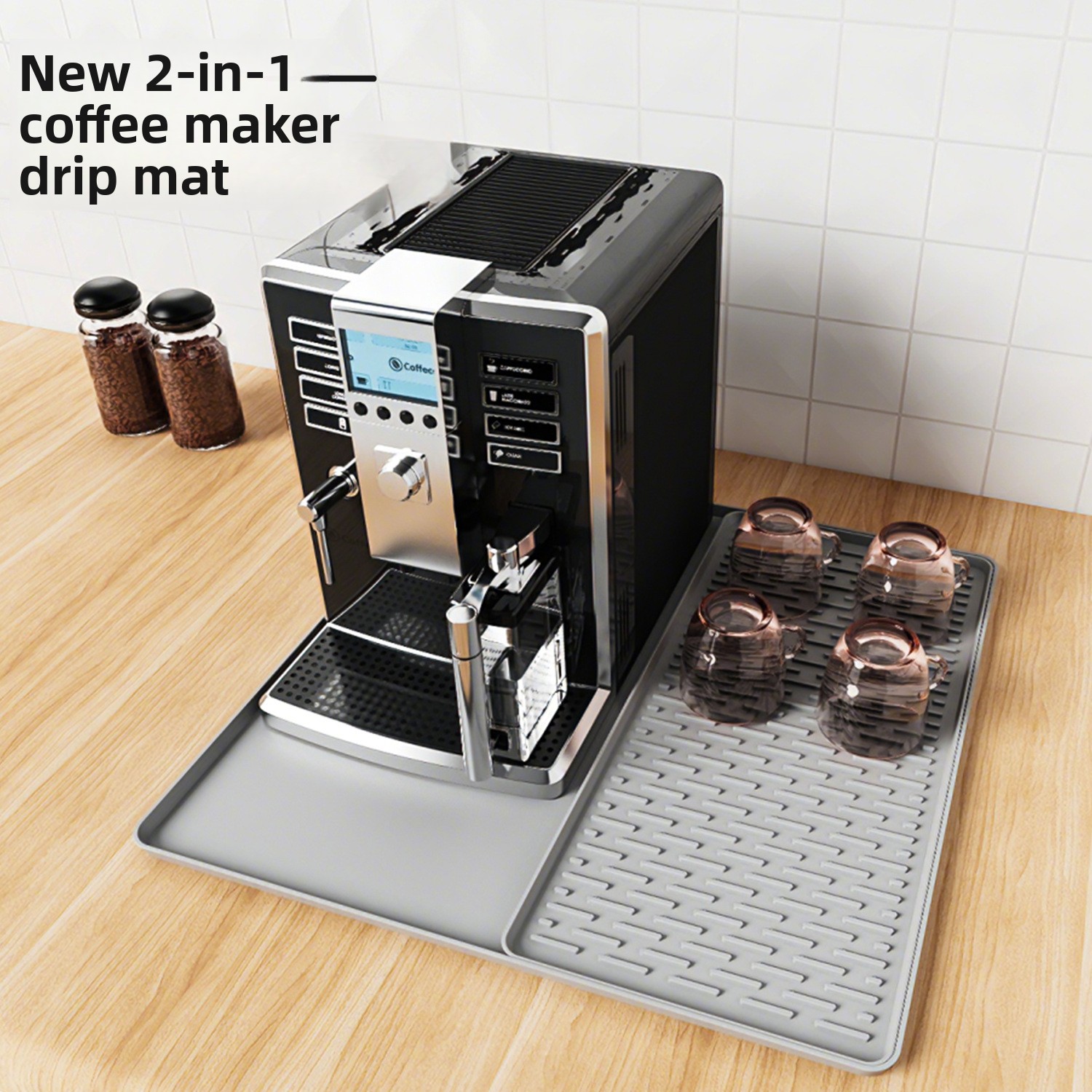 Coffee Equipment Tray - Silikonowa Mata Pod Ekspres do Kawy