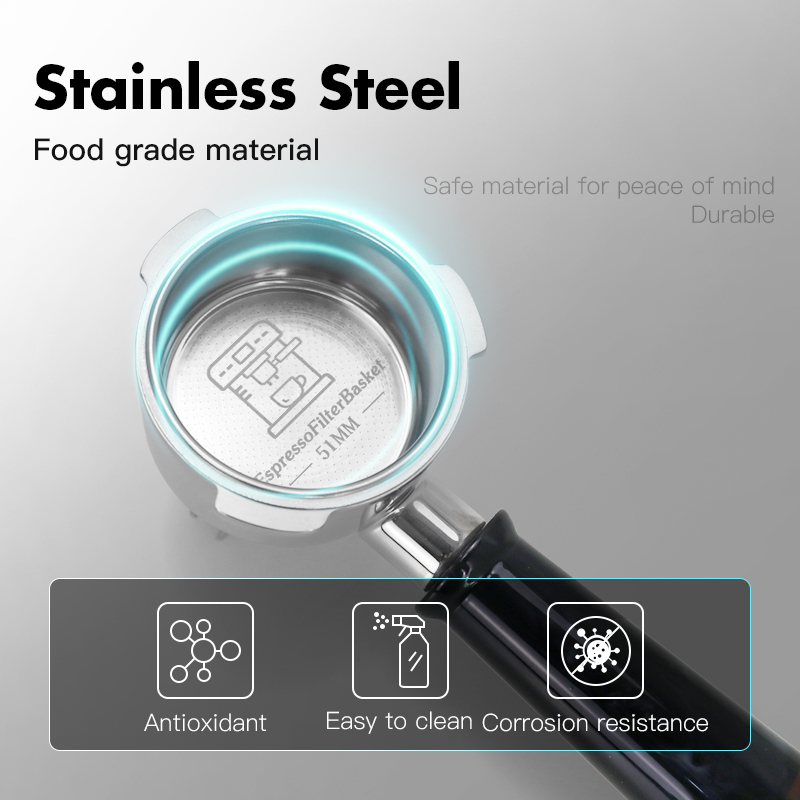 AliKisscafe 51mm Bezspodowy Po – Naked Portafilter Bottomless recenzja i cena