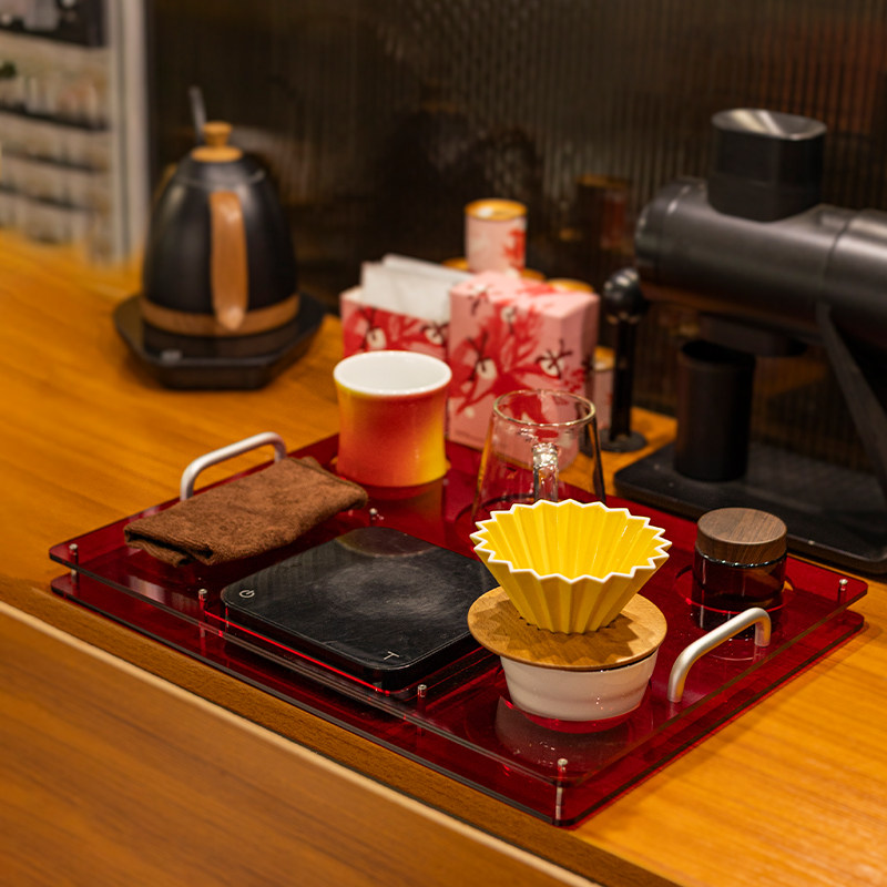 Akrylowa taca na kawę, używana – Coffee Equipment Tray recenzja i cena