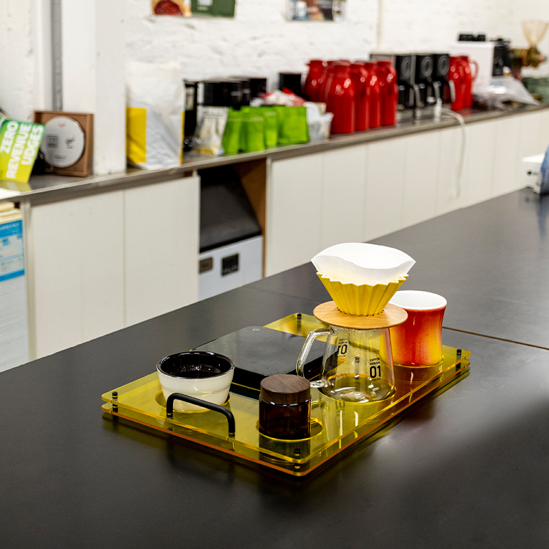 Akrylowa taca na kawę, używana – Coffee Equipment Tray recenzja i cena